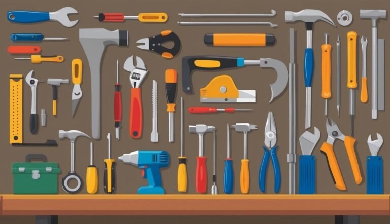 Collection of various hand tools, including hammers, screwdrivers, and wrenches